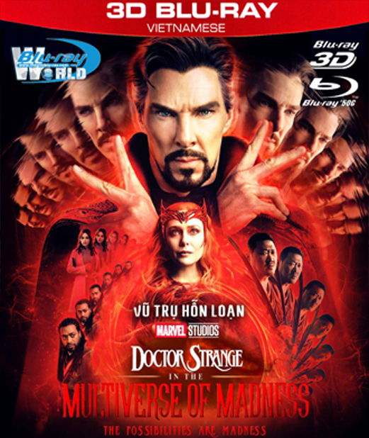 Z307. Doctor Strange in the Multiverse of Madness 2022 - Vũ Trụ Hỗn Loạn 3D50G (TRUE- HD 7.1 DOLBY ATMOS)
